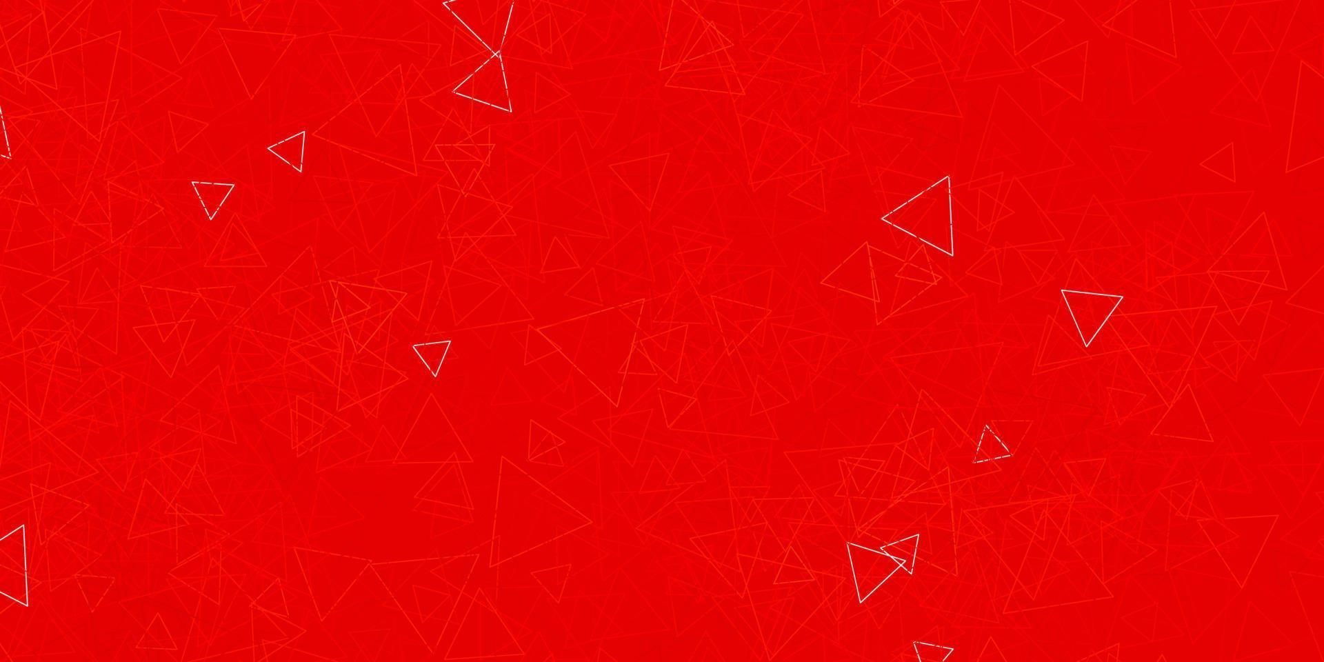 Dark Brown vector pattern with polygonal shapes.