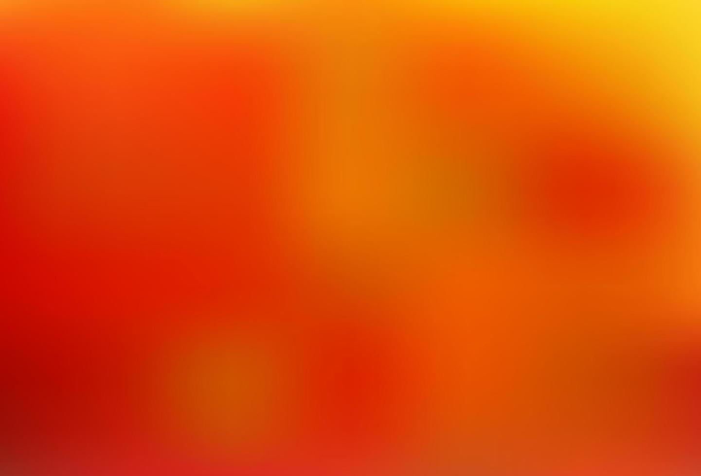 Light Red, Yellow vector blurred bright template.