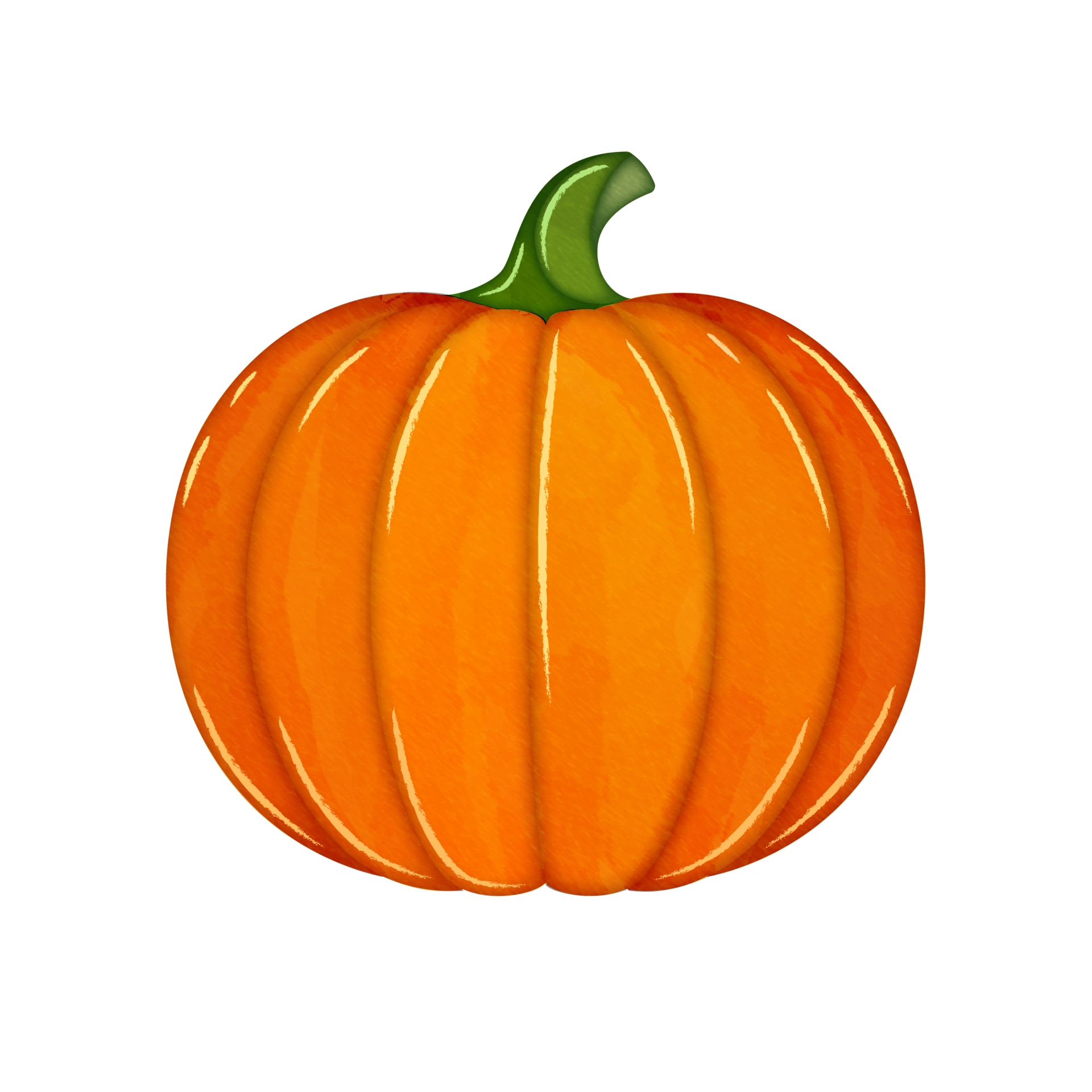 Cute Watercolor Pumpkin Clipart 11190857 PNG