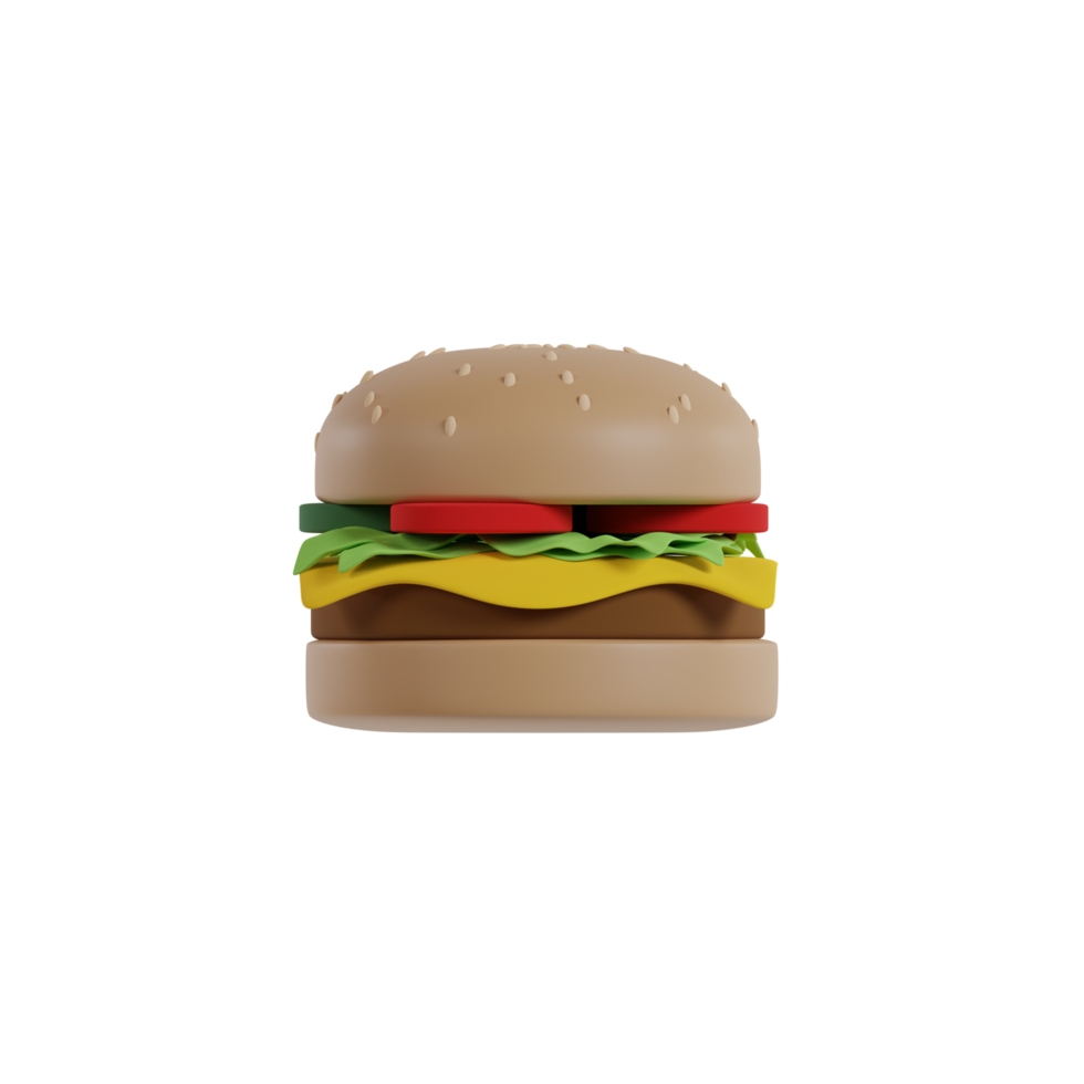 3D Isolated Fast Food Icon png