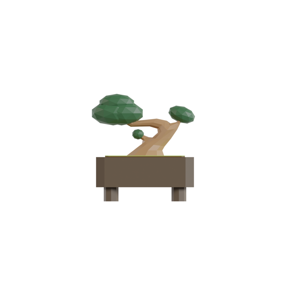 3D Isolated Plants In Pots png