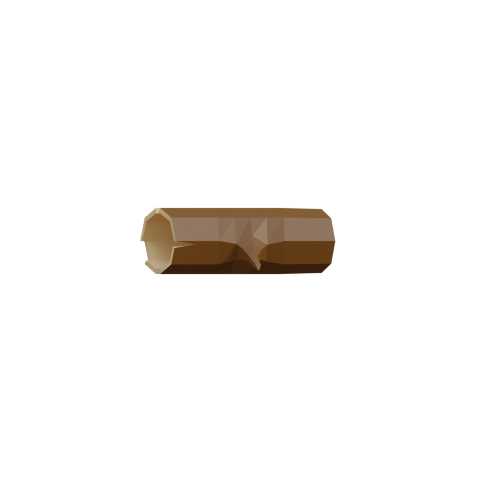 3D Isolated Tree Trunk png