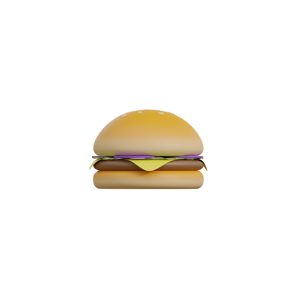 3D isoliertes Fast-Food-Symbol png