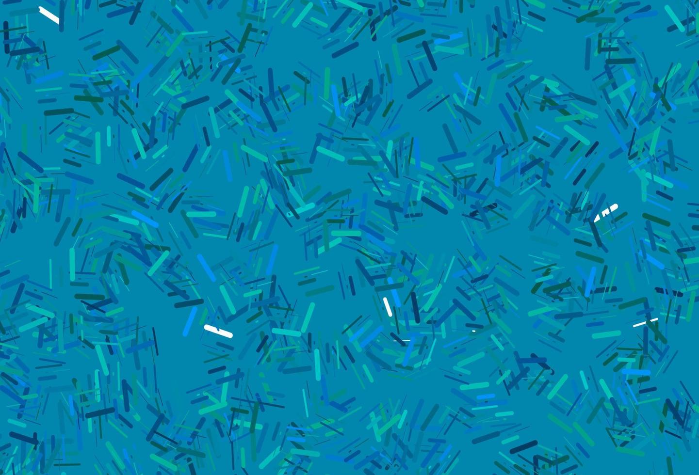 Dark blue, green vector backdrop with long lines.