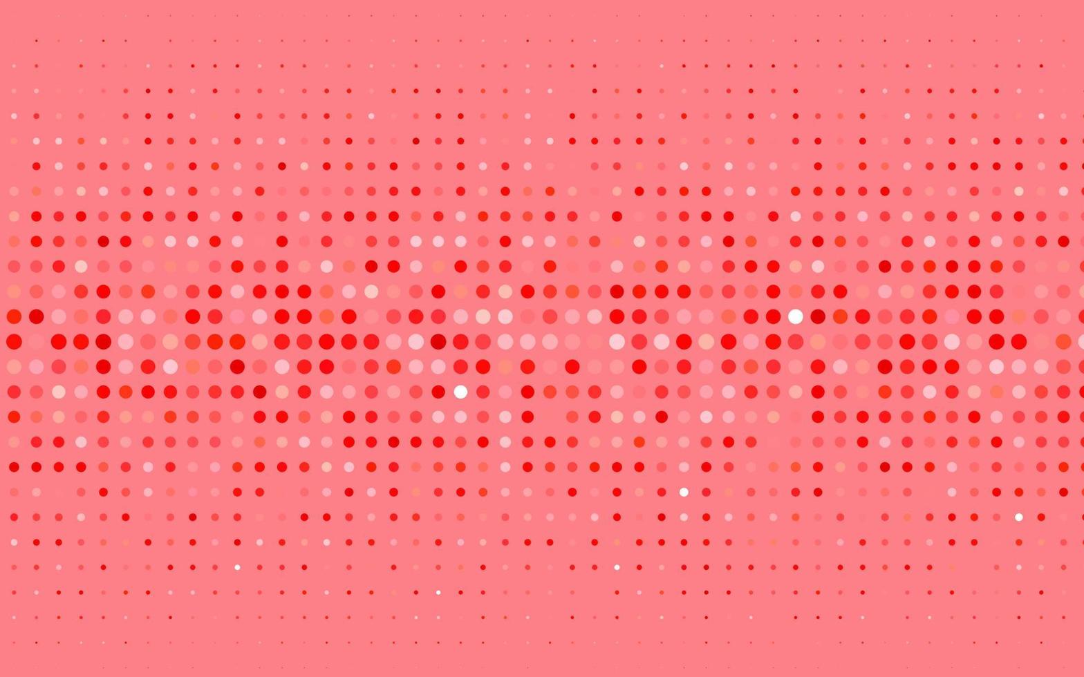 textura de vector rojo claro con discos.