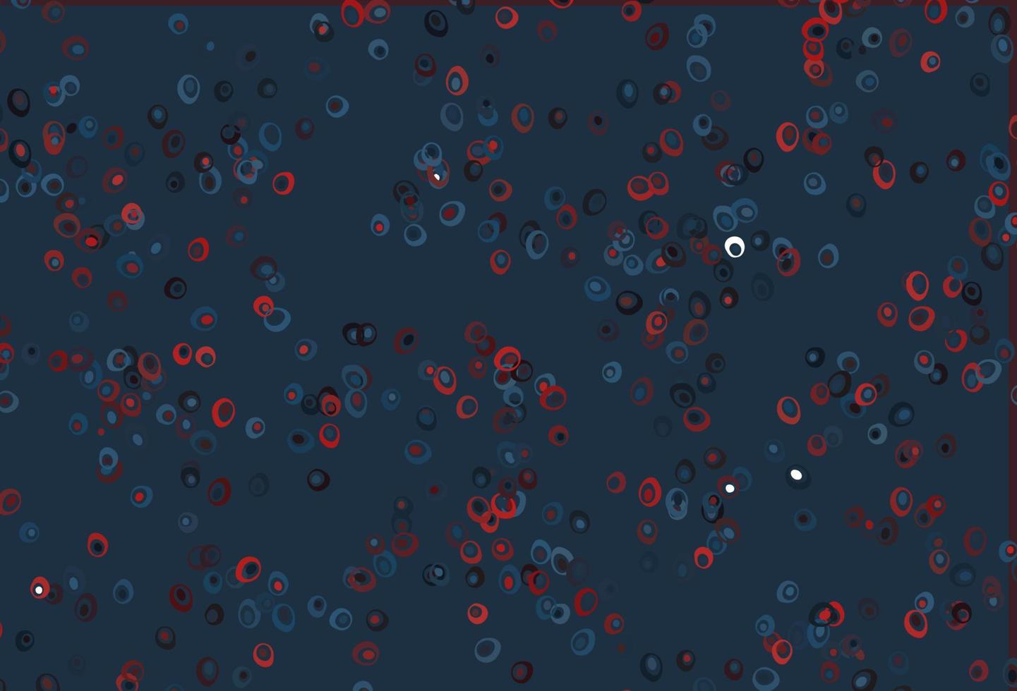 Light Blue, Red vector texture with disks.