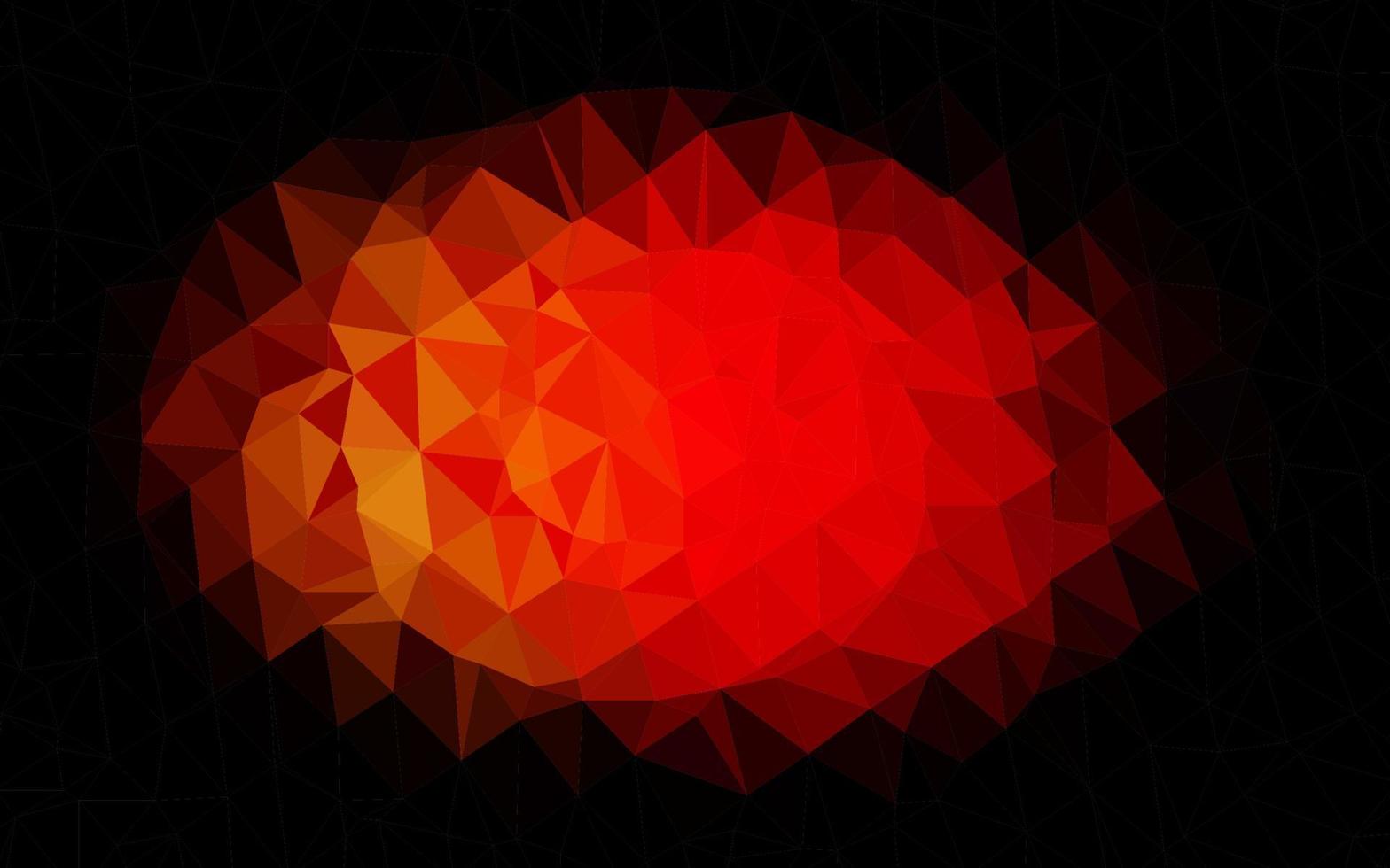 Light Red vector shining triangular template.