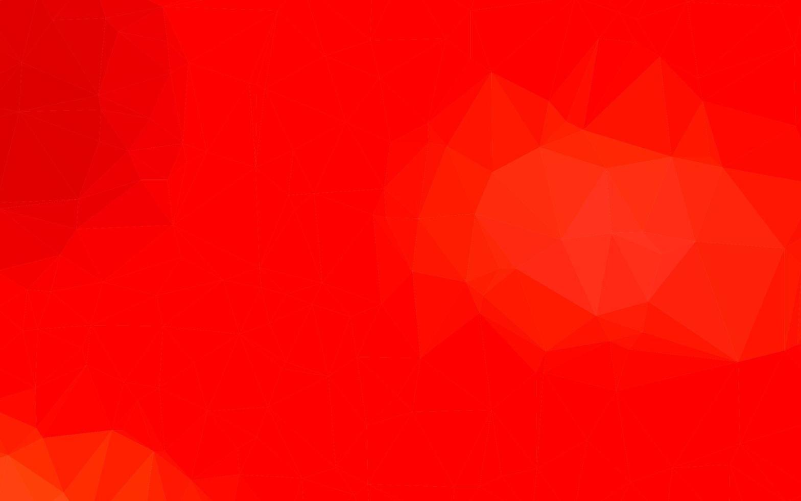 Light Red vector abstract polygonal layout.