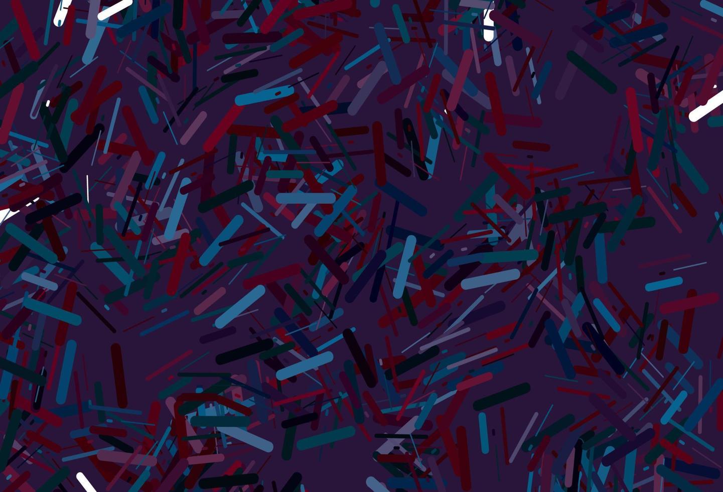Dark blue, red vector template with repeated sticks.