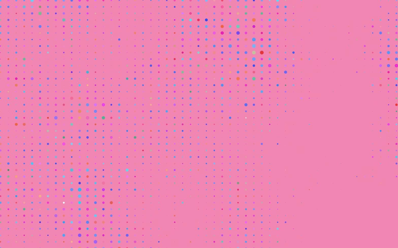 Light Multicolor, Rainbow vector background with bubbles.