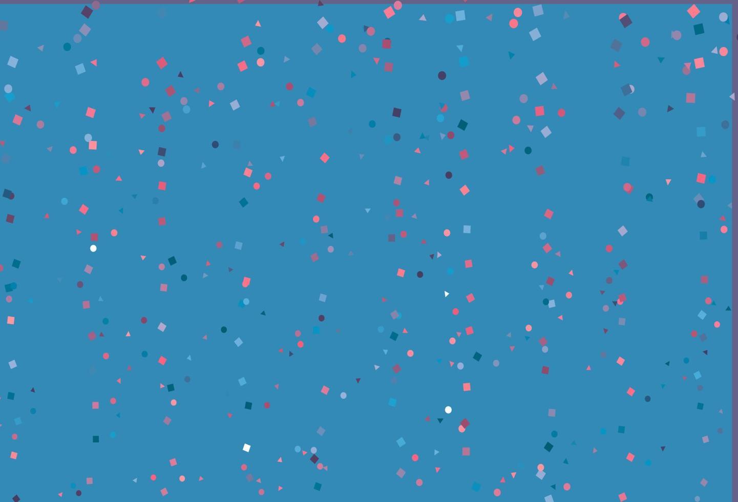 Light Blue, Red vector cover in polygonal style with circles.