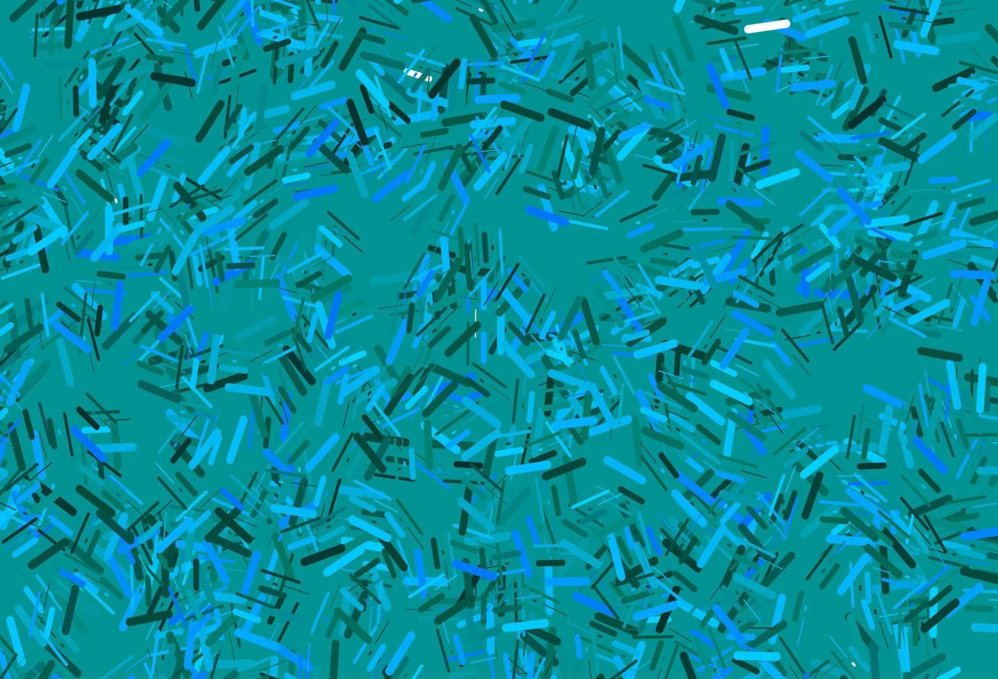 Dark blue, green vector backdrop with long lines.