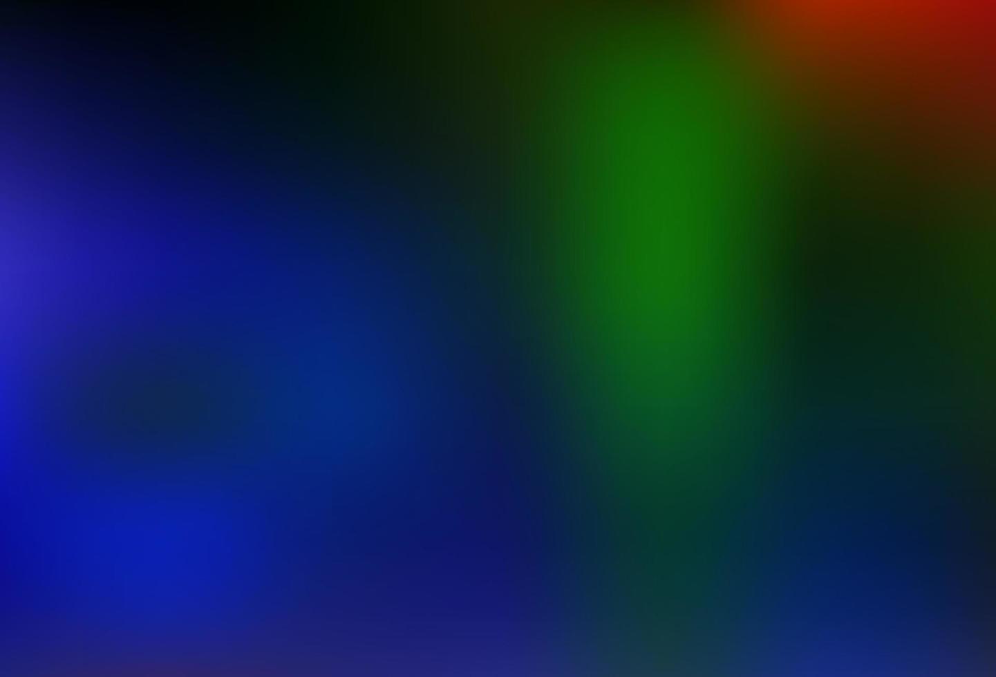 Dark Multicolor, Rainbow vector blurred background.