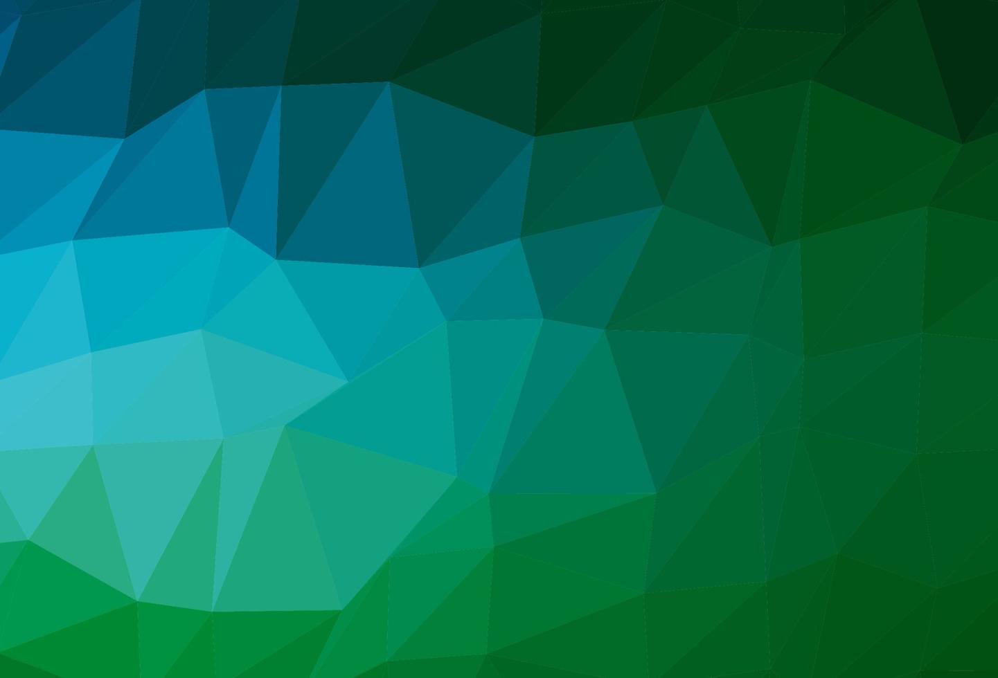 Light Blue, Green vector abstract polygonal texture.