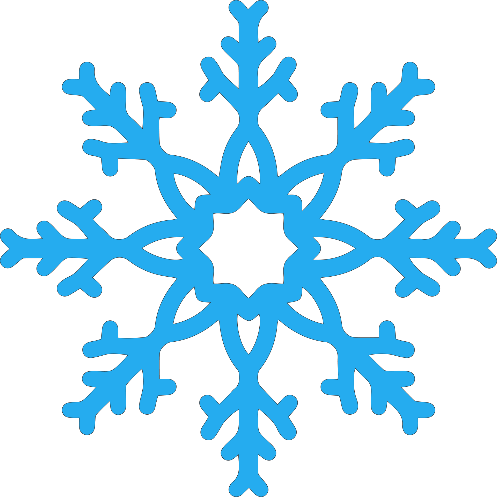 Icon Snowflake Christmas 11191684 PNG