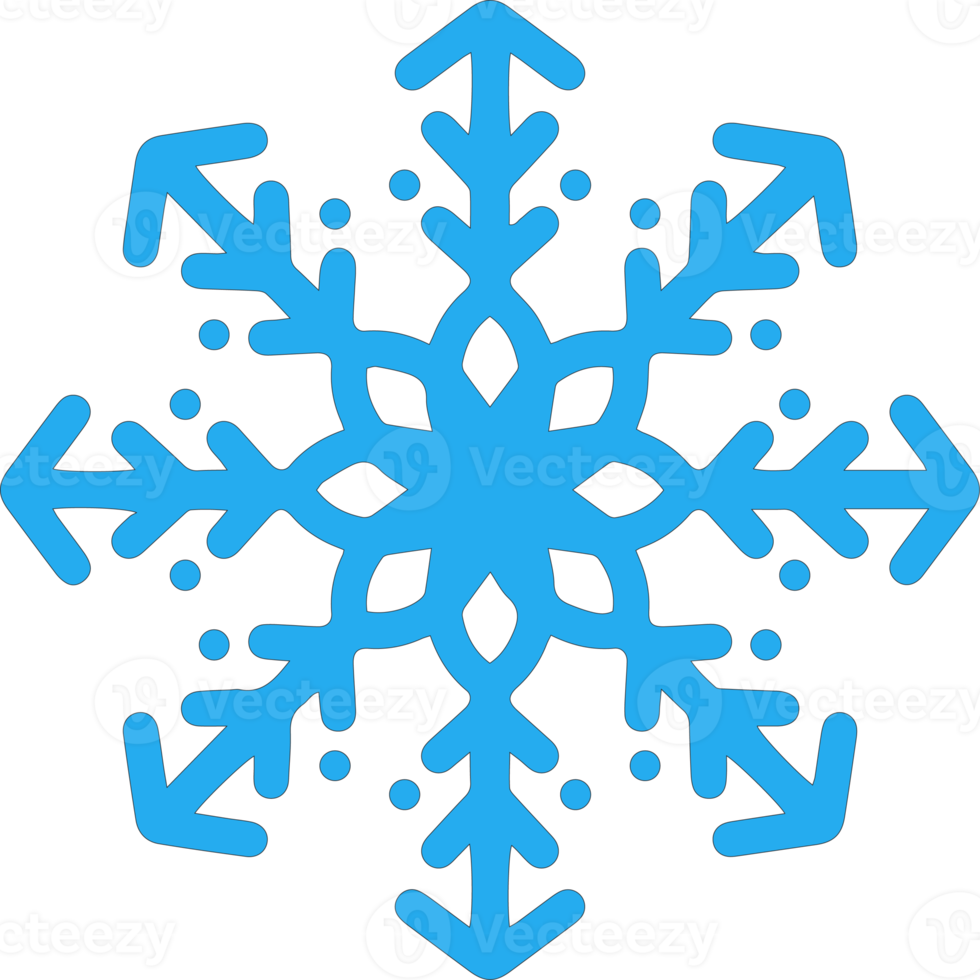 Icon Snowflake Illustration png