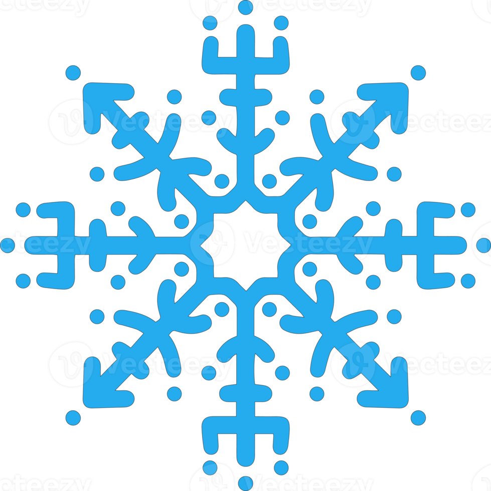 Icon Snowflake Illustration png