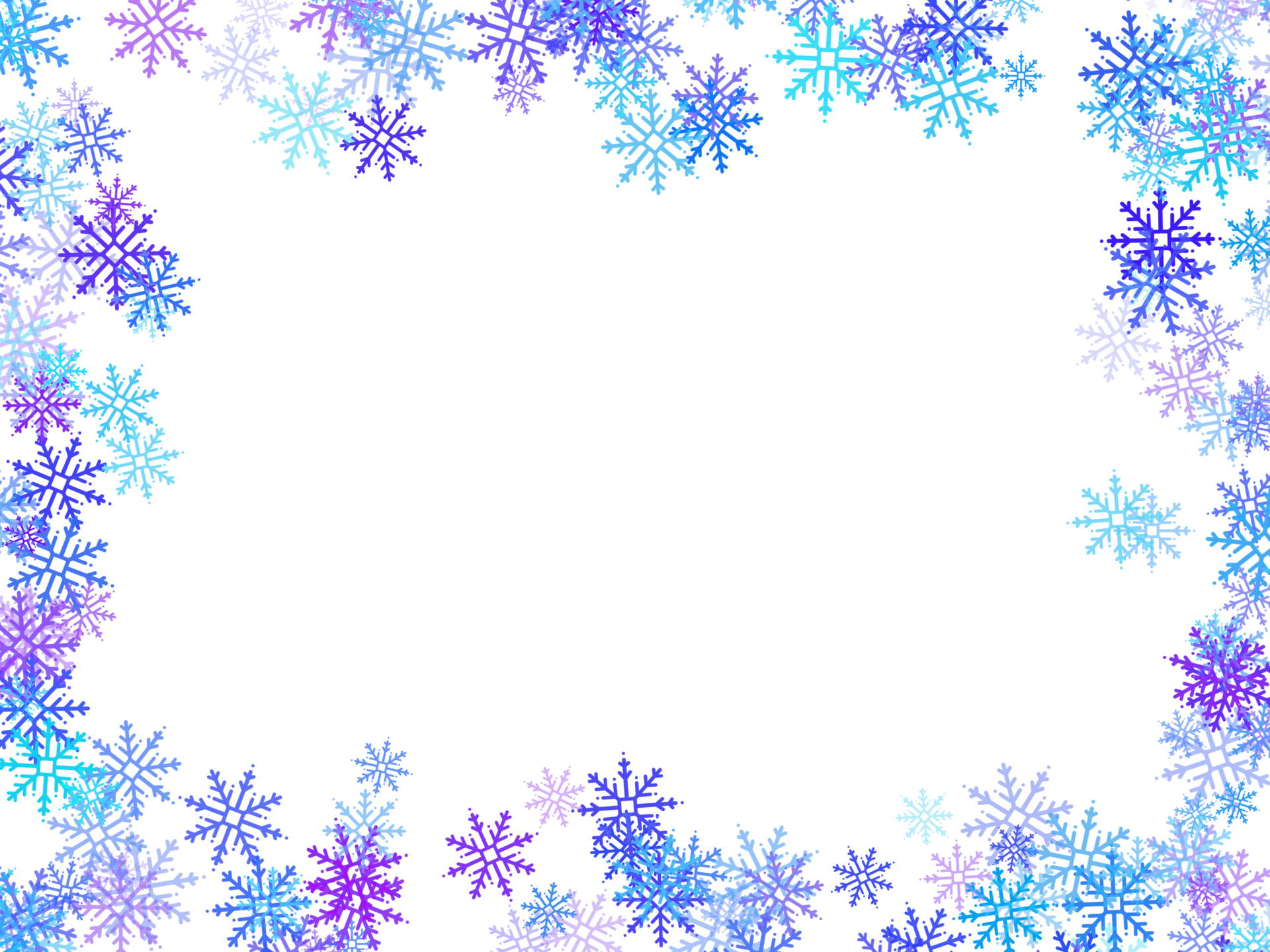 Snowflake Border Png Transparent Snowflake Border Png Vrogue Co