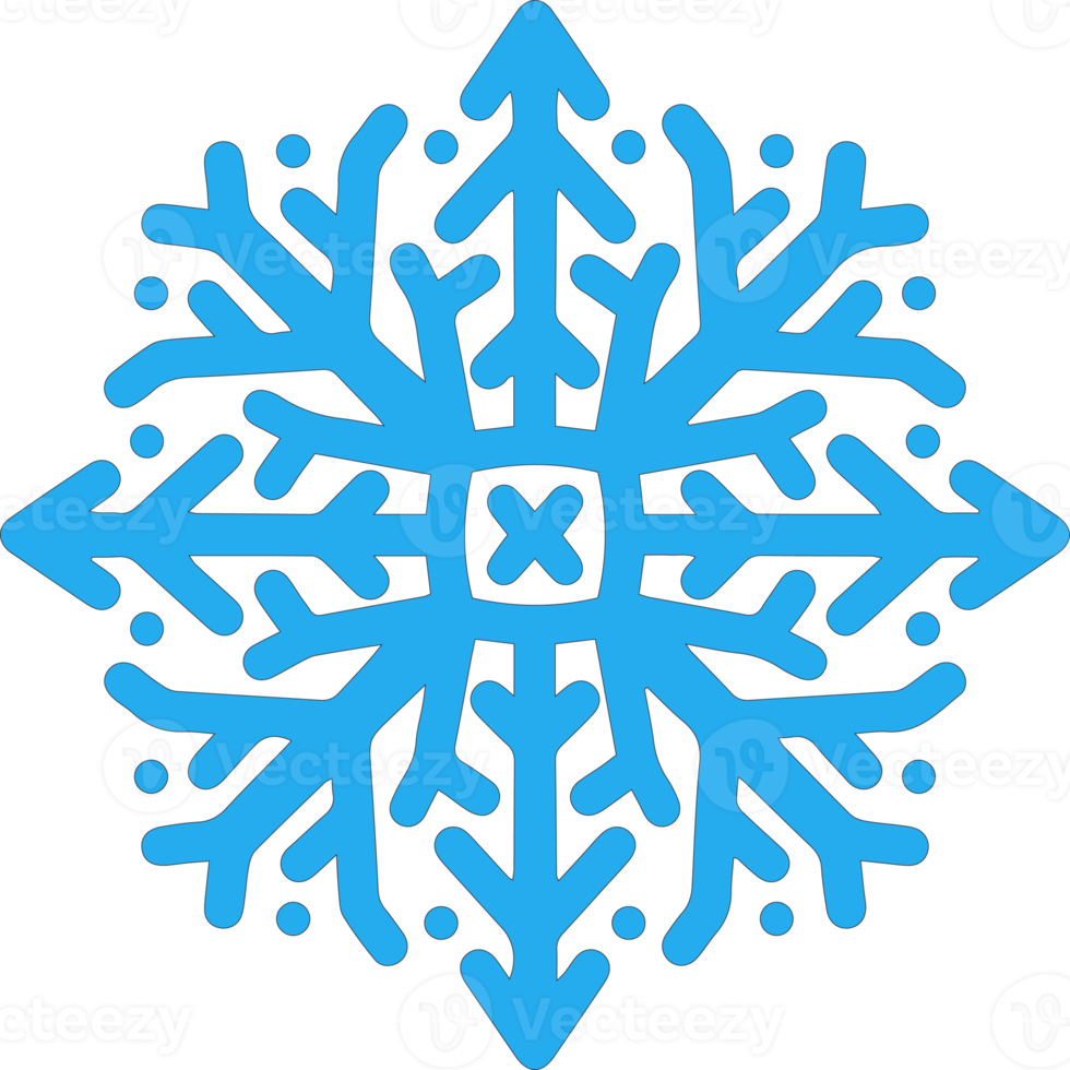 Christmas Snowflake Illustration png