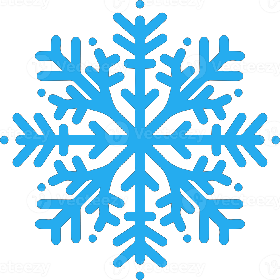 Schneeflocke-Symbol Weihnachten png