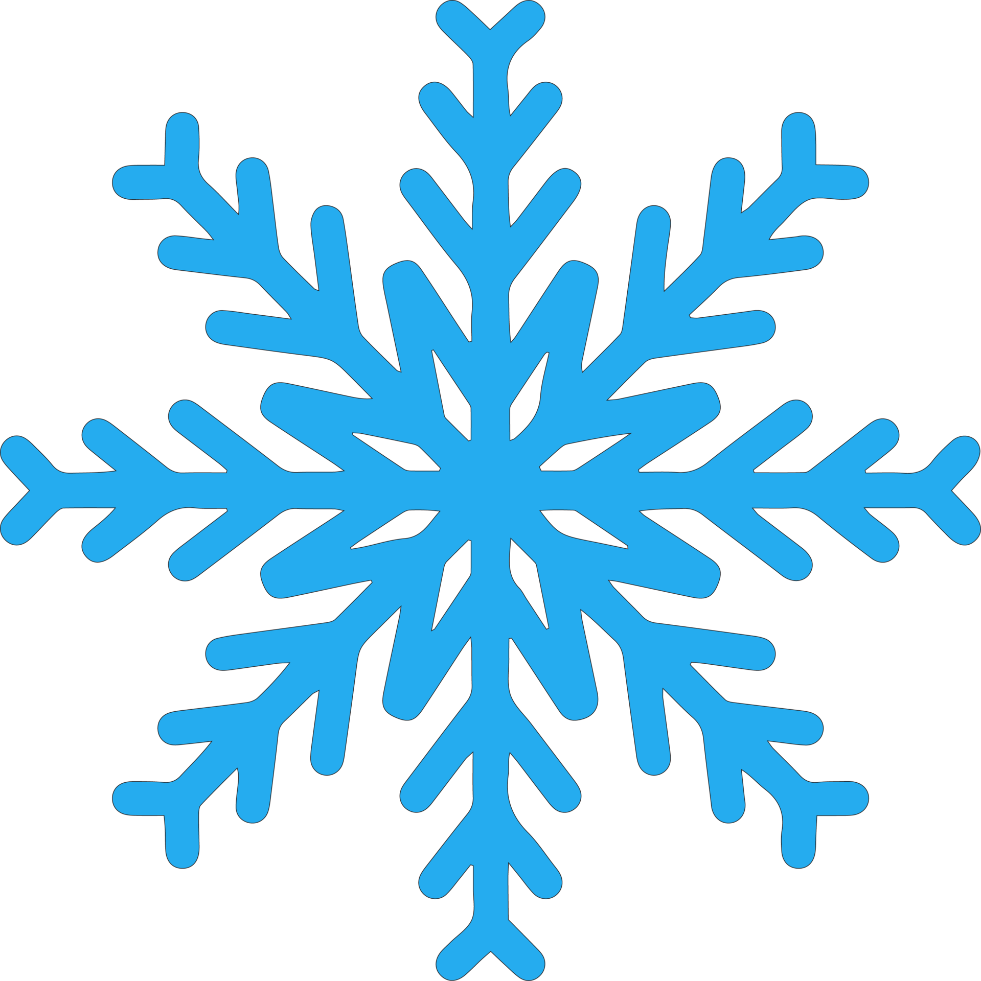 Illustration Snowflake Icon 11191791 PNG