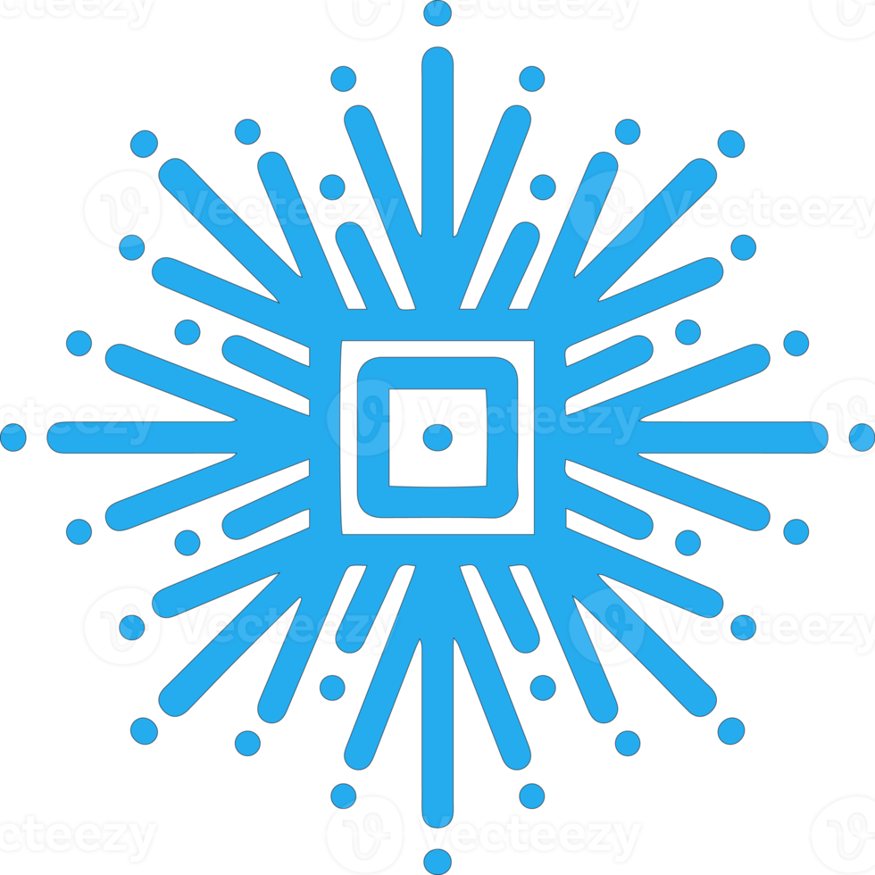 Snowflake Icon Illustration png