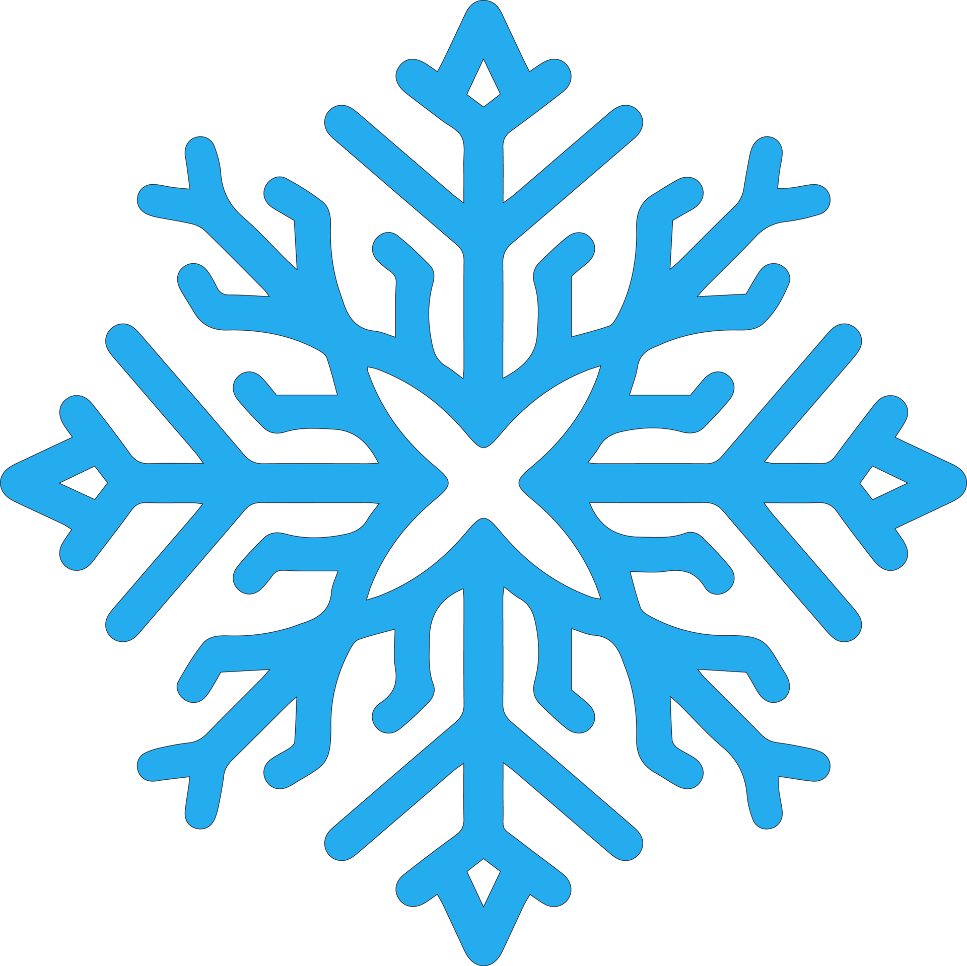 Snowflake Icon Christmas 11191801 PNG
