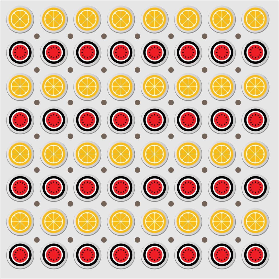 Fruits Pattern Background vector