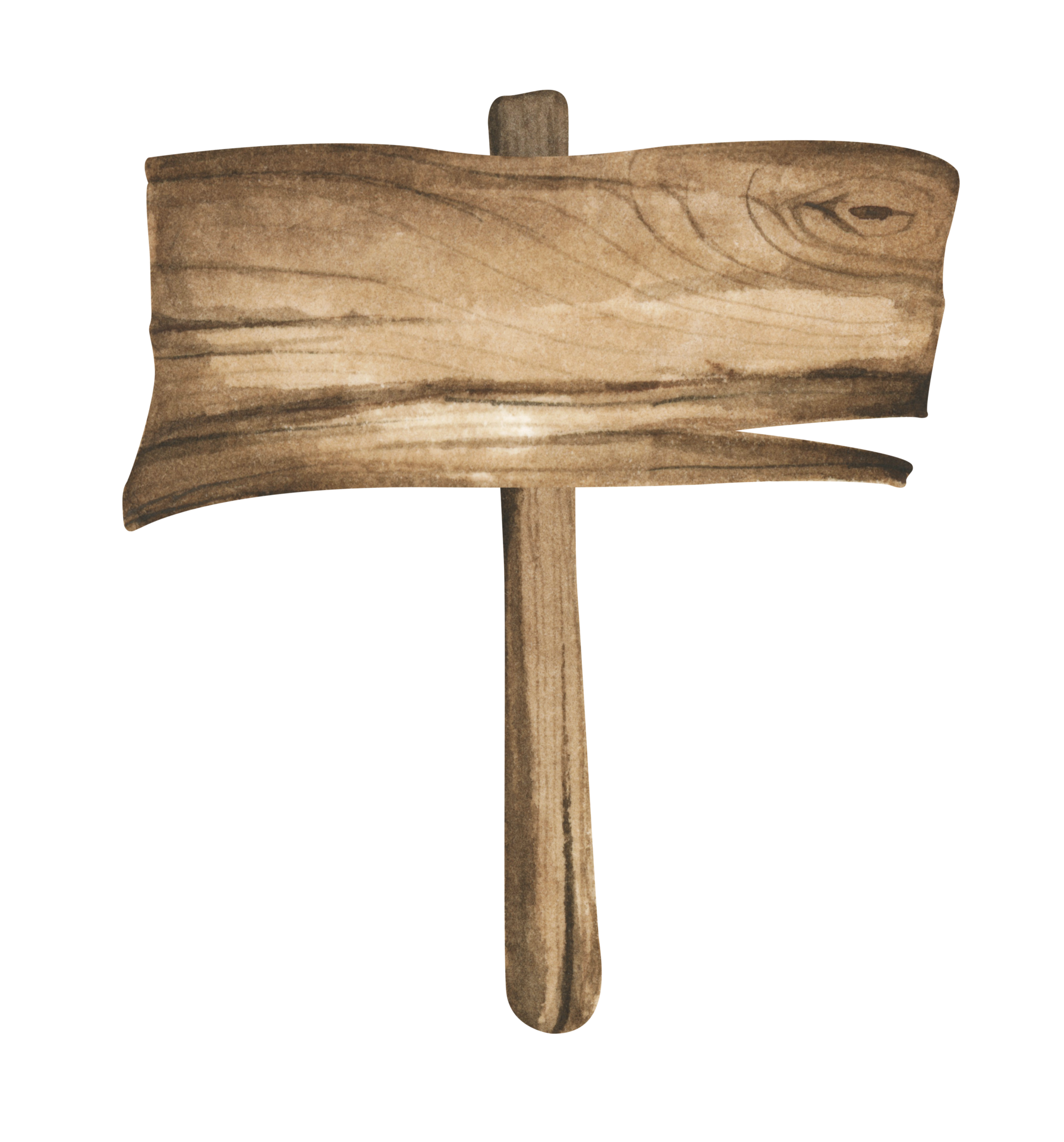 Blank Wood Sign Png