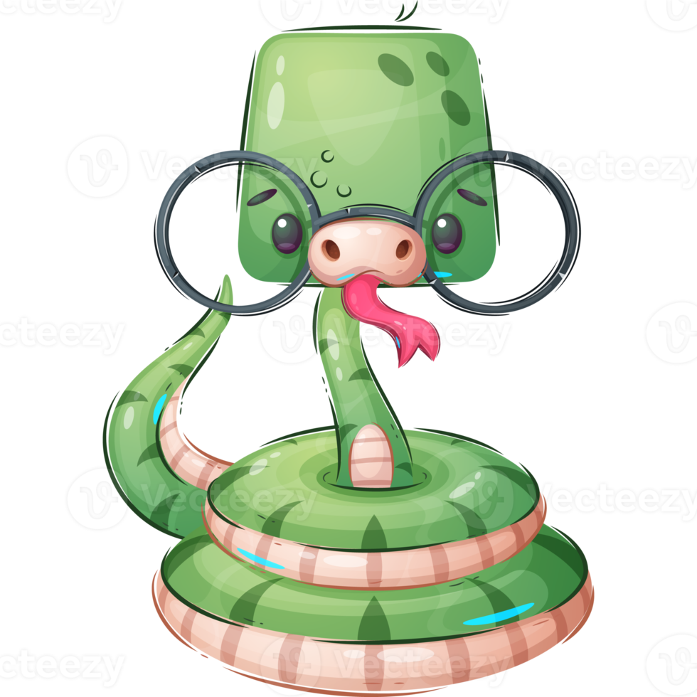 cartone animato personaggio infantile serpente png