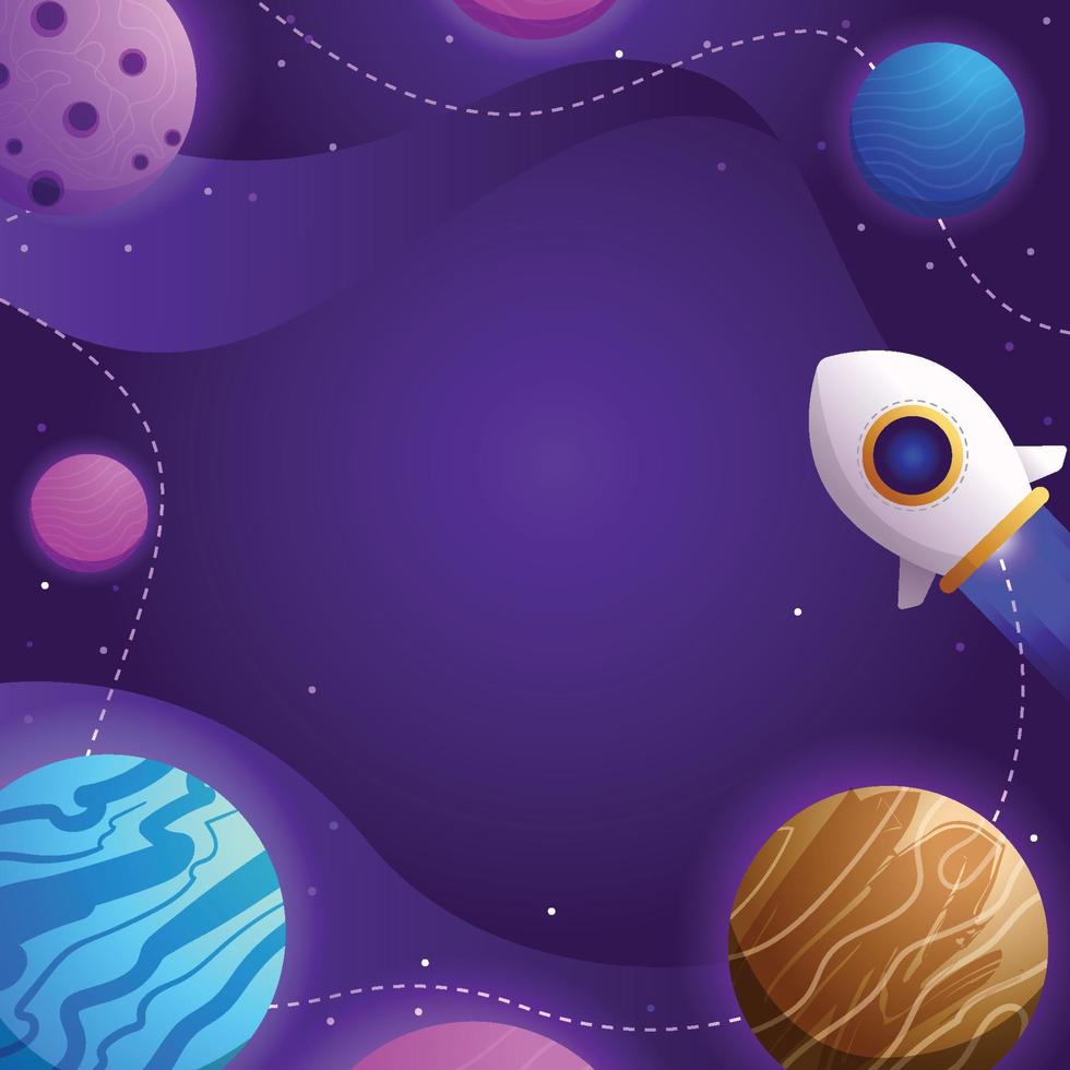 World Space Day Background vector