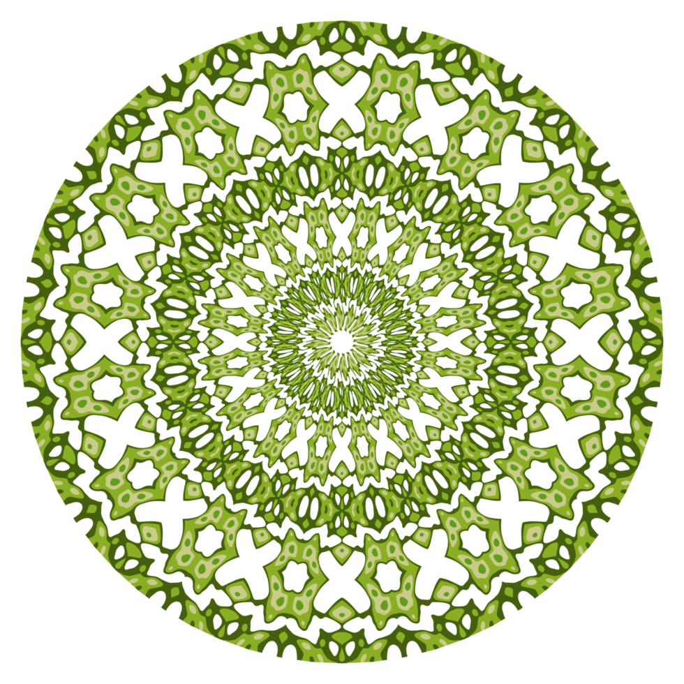 Mandala circle decoration png