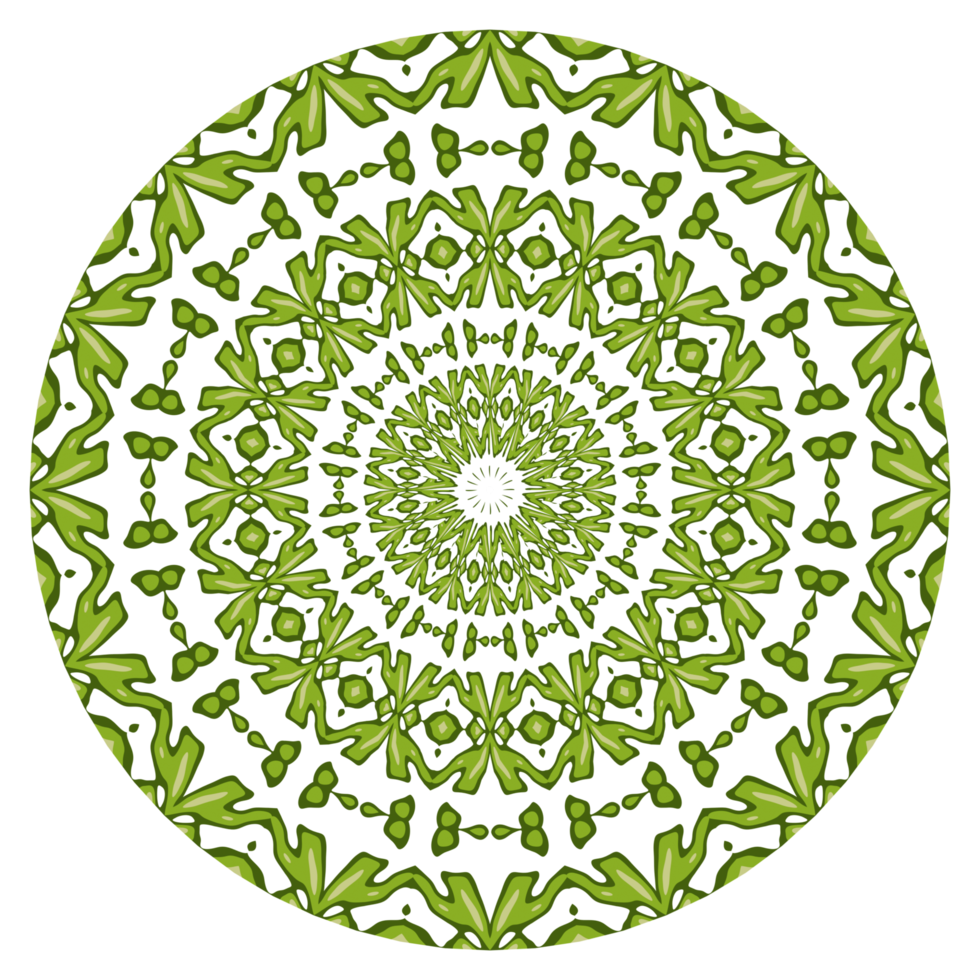 Mandala circle decoration png