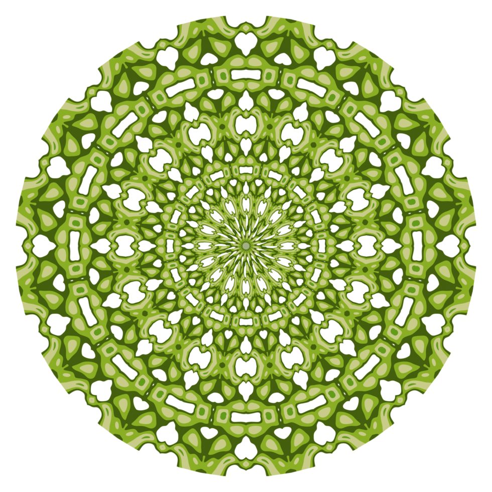 Mandala circle decoration png