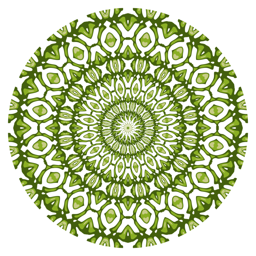 Mandala circle decoration png