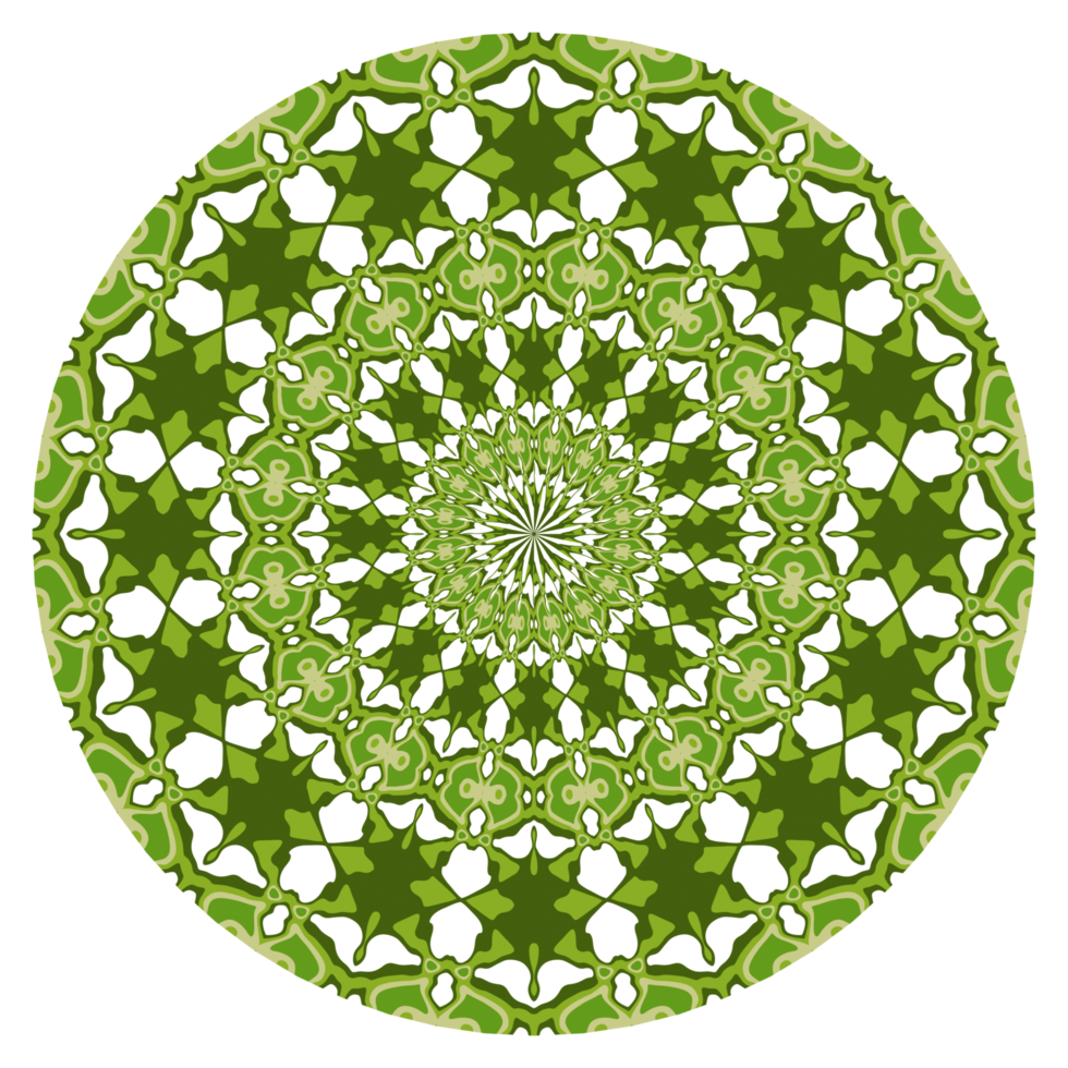 Mandala circle decoration png