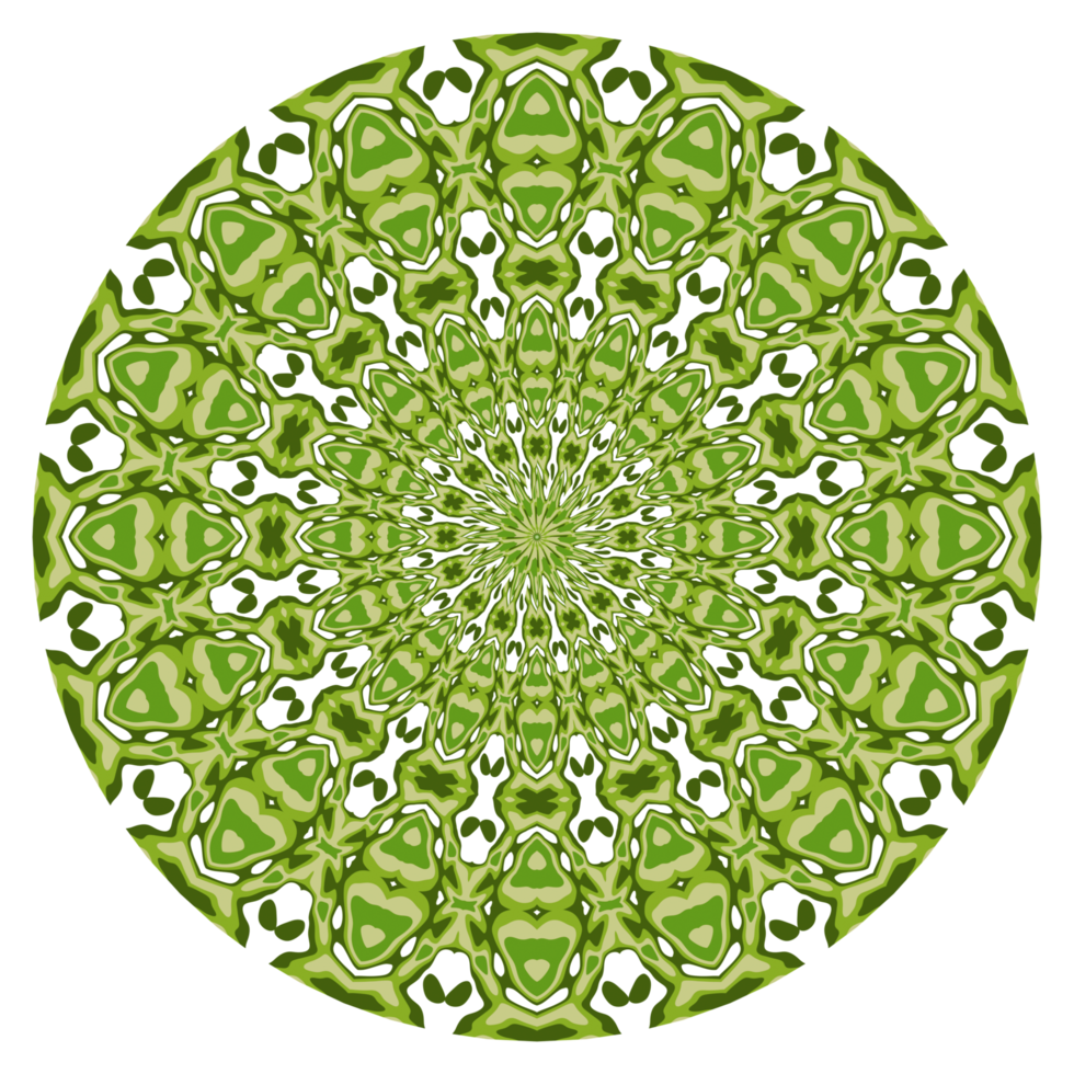 Mandala circle decoration png