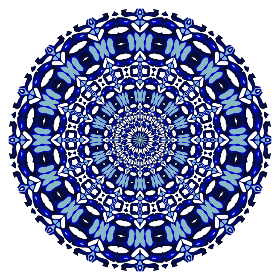 abstrakt mandala cirkel mönster png