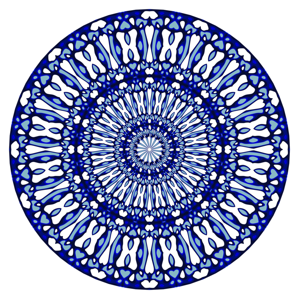 Abstract mandala circle pattern png