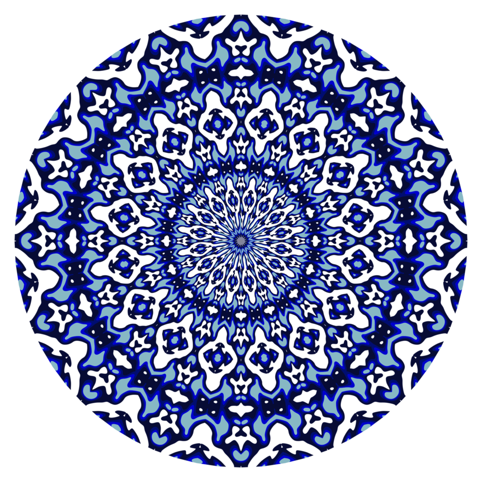 abstrakt mandala cirkel mönster png