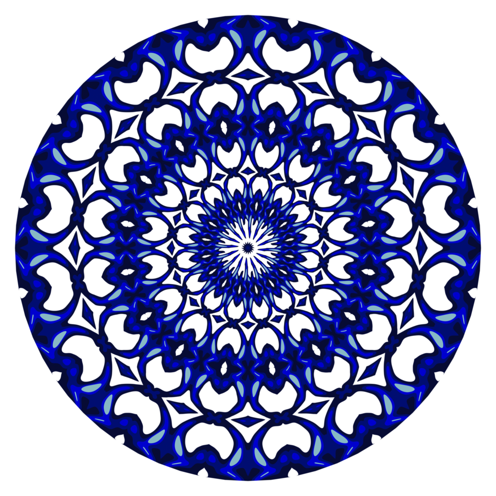 Abstract mandala circle pattern png