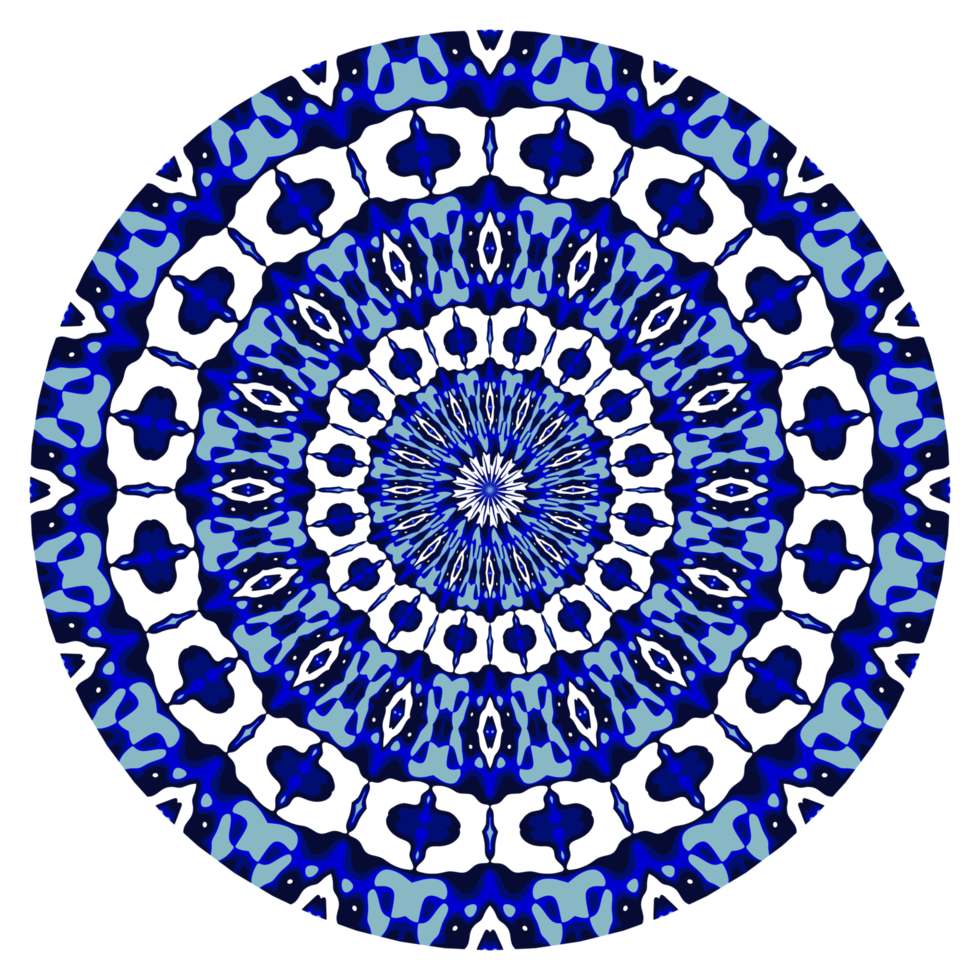 Abstract mandala circle pattern png