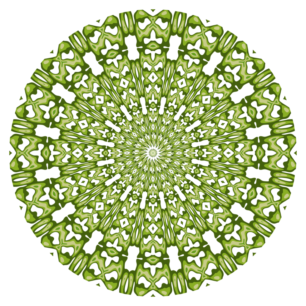 Mandala circle decoration png
