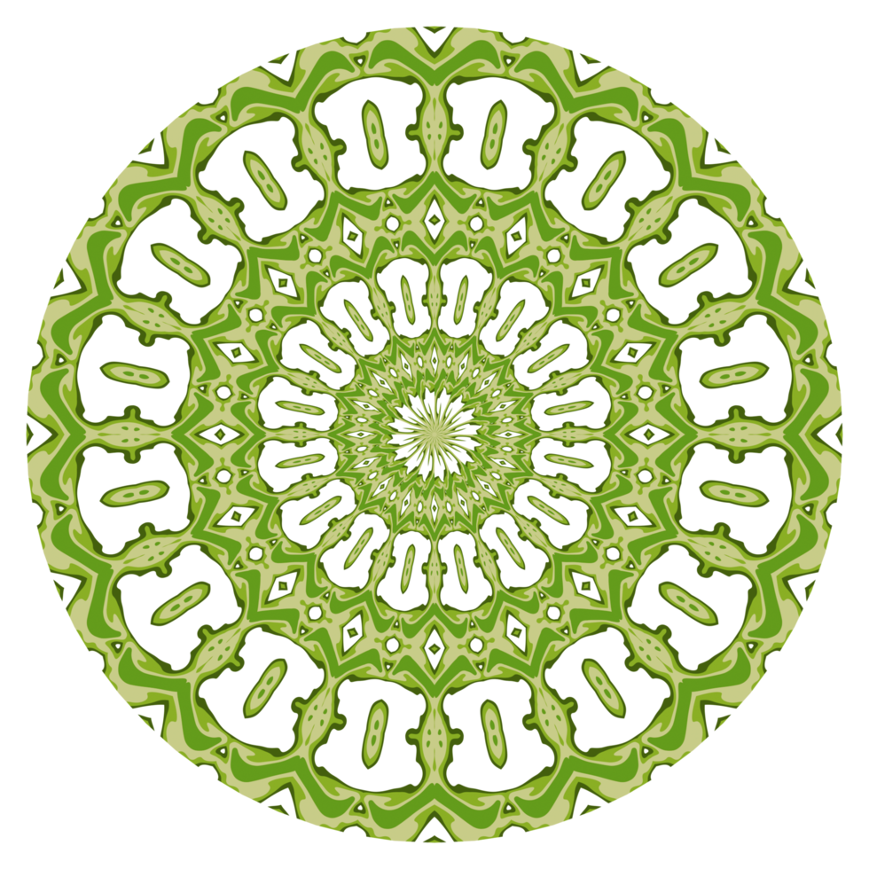 Mandala circle decoration png