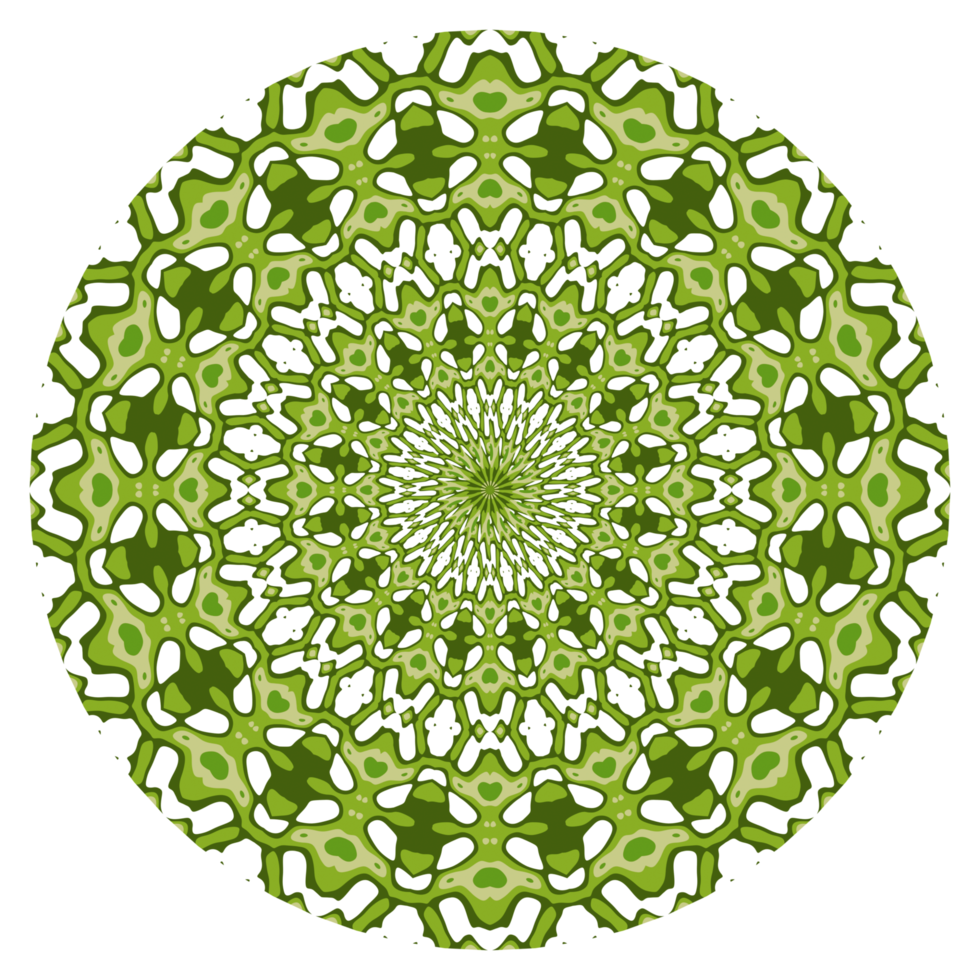 Mandala circle decoration png