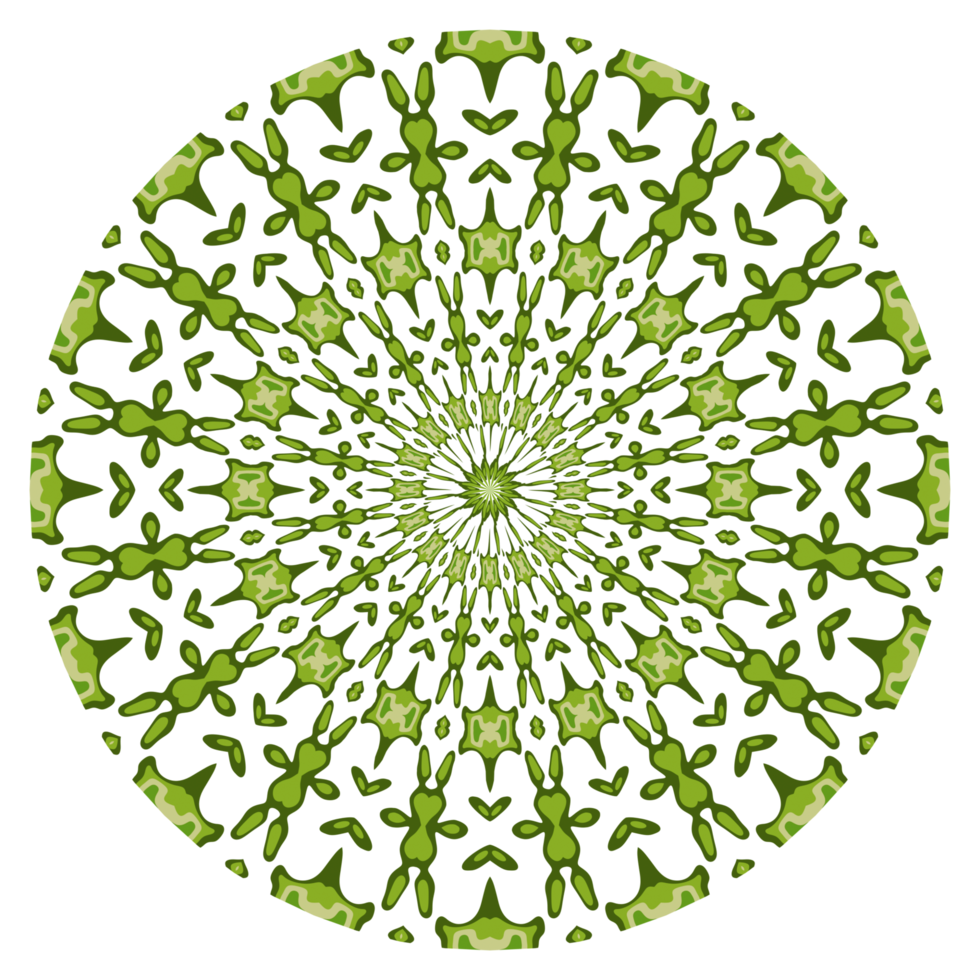 Mandala circle decoration png