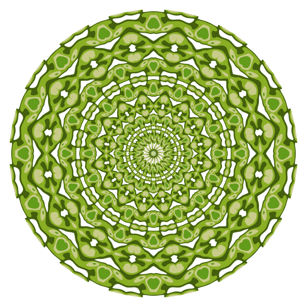 Mandala circle decoration png