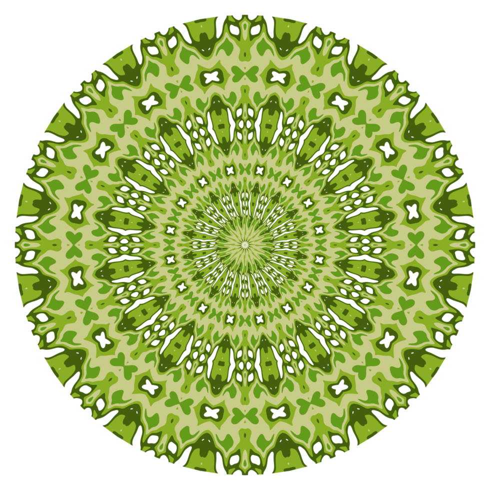 Mandala circle decoration png