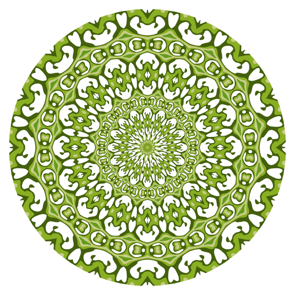 Mandala circle decoration png