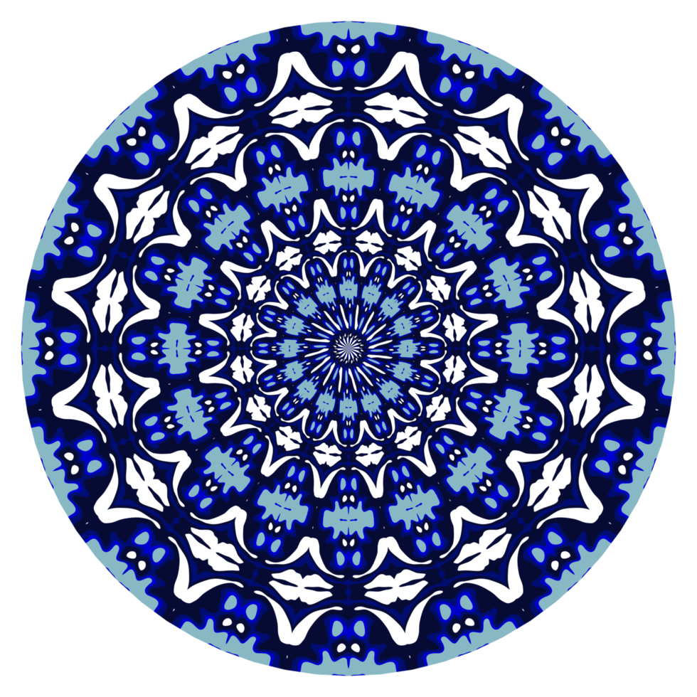 astratto mandala cerchio modello png